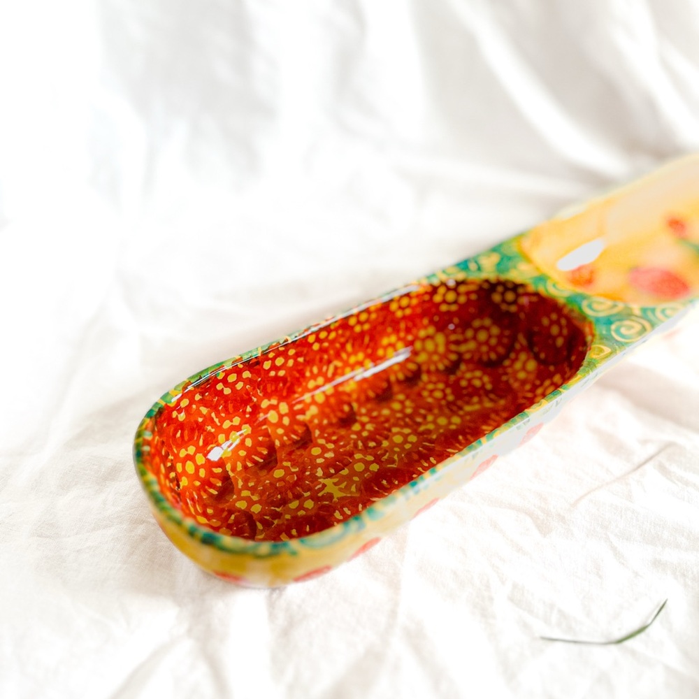 Vintage Hand-Painted Italian Serving Tray  - 18” long from Amalfi Coast - Picture 6 of 10